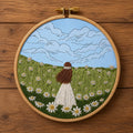 Floral Blooming Garden Embroidery Kit