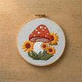 Mushroom Garden Embroidery Kit