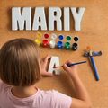 Personalized Name Concrete Painting Kit for Kids